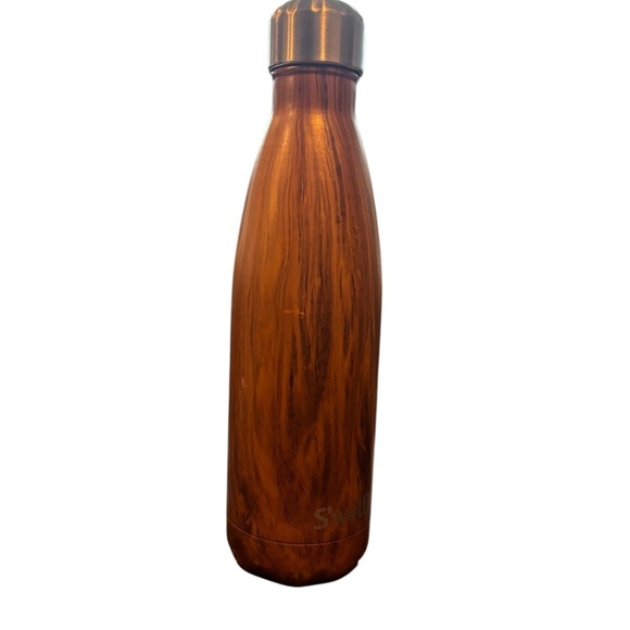 S’well Stainless Steel Water Bottle Wood Collection Teakwood 17oz (500ml) - Picture 2 of 5